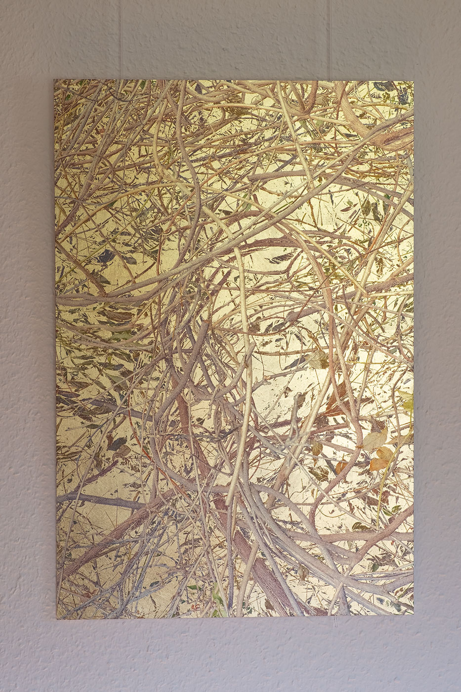 UV-Direktdruck auf Blattgold auf Forex 38x57cm